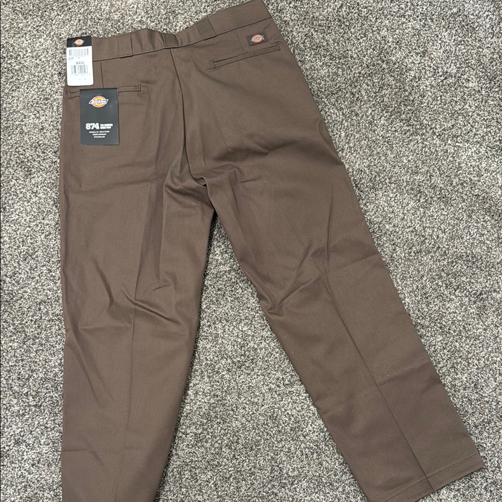 Dickies Men's Brown Work Pants